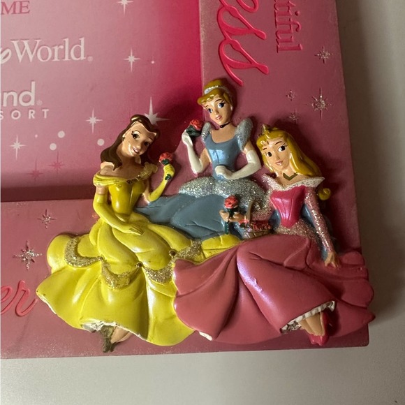 Disney Princess Ceramic Frame Belle, Cinderella & Sleeping Beauty - Picture 3 of 3